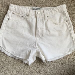 White High Rise Lucky Brand short